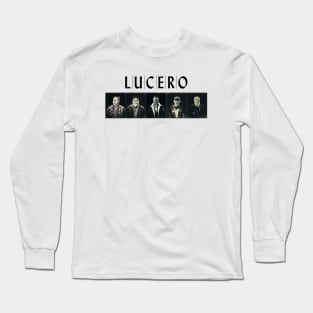 Lucero Logo Band Photo All Member Long Sleeve T-Shirt